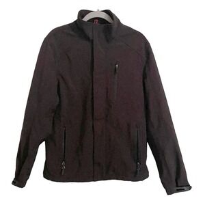 CALVIN KLEIN JACKET SIZE SMALL SOT SHELL WATER RESISTANT UTILITY‎ JACKET BLACK